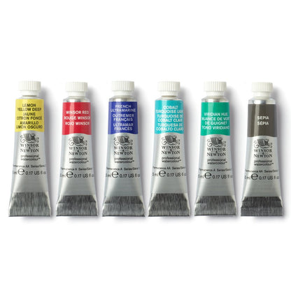 Winsor & Newton Aquarelles Professionnelles Esquisse Urbaine - Coffret de 6 tubes