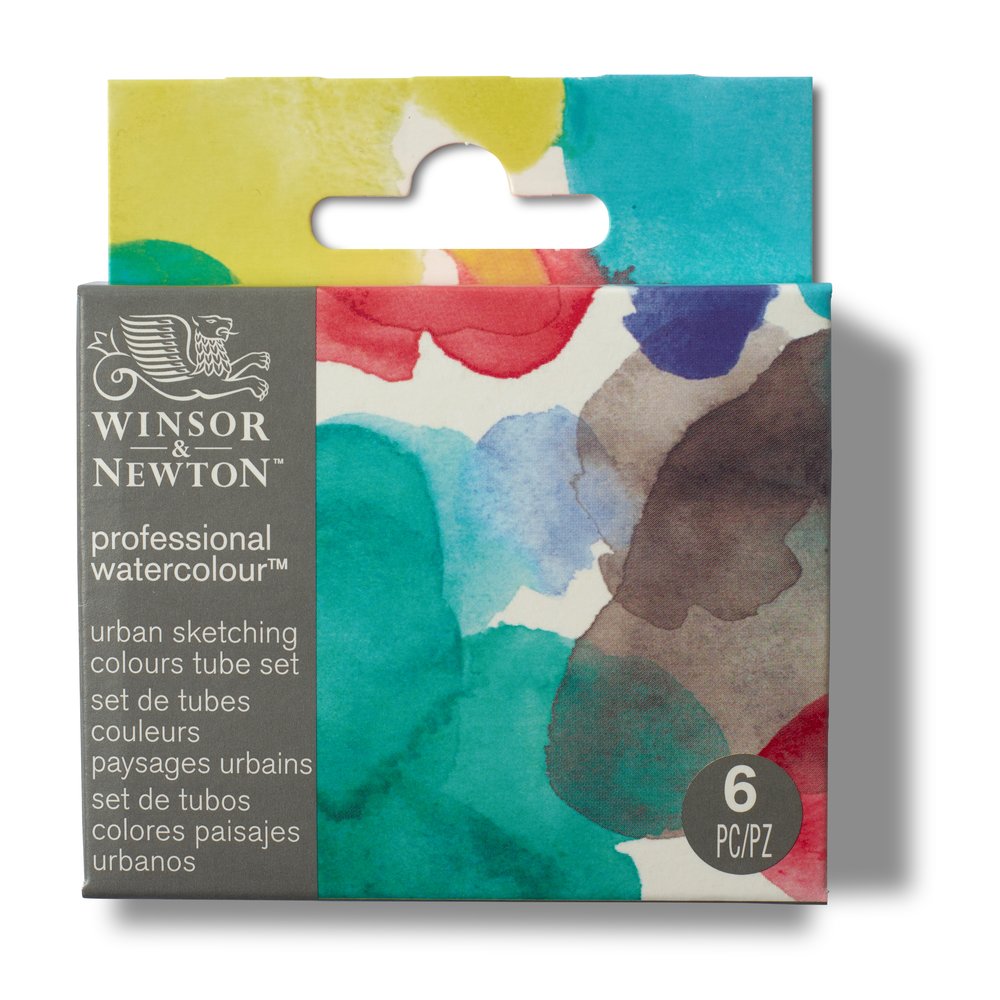 Winsor & Newton Professional Watercolour Urban Sketching Colour Tube Set of 6