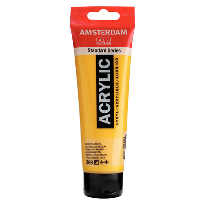 Amsterdam Acrylic Paint - White or Yellow