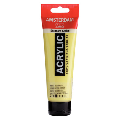 Amsterdam Acrylic Paint - White or Yellow
