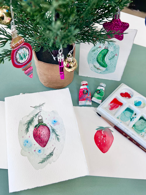 Mixed Media for the Holidays with Rose Cowles