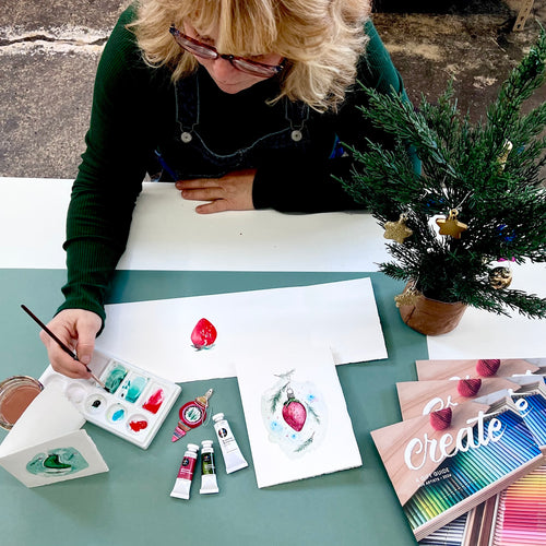 Mixed Media for the Holidays with Rose Cowles