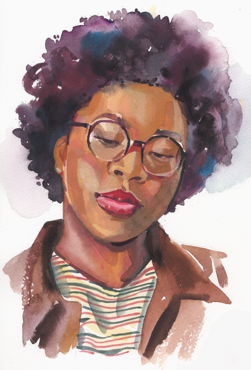 Mixing Skin Tones in Gouache with Teju Abiola