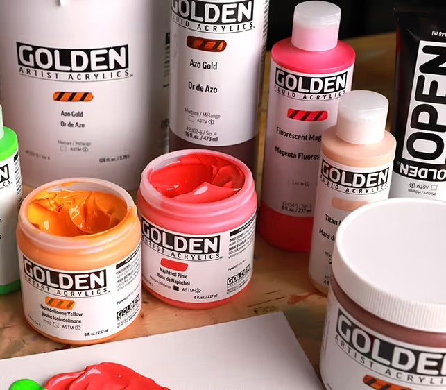 Exploring GOLDEN Acrylics with Megan Majewski