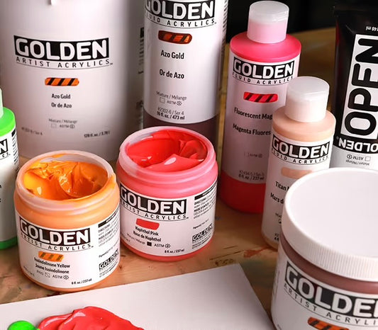 Exploring GOLDEN Acrylics with Megan Majewski