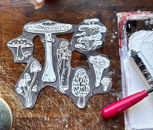 Speedball Block Printing with Stefani Williams