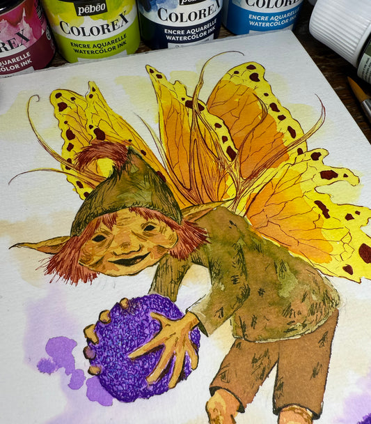 Pébéo Colorex: Sugar Plum Fairies with Max Black