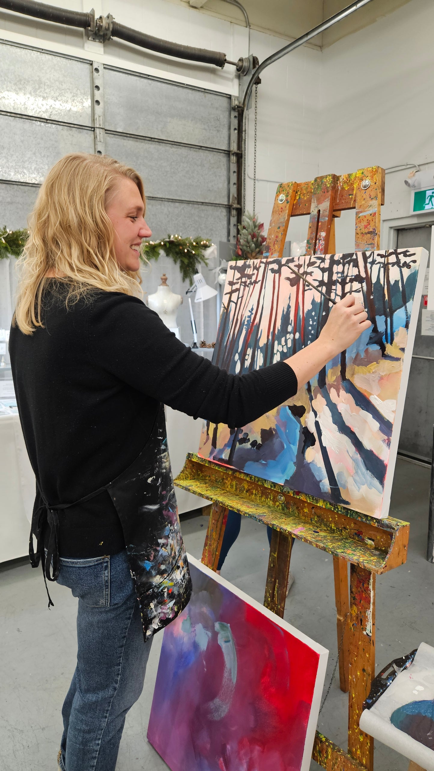 “Creative” Acrylic Landscapes with Sarah Lewke