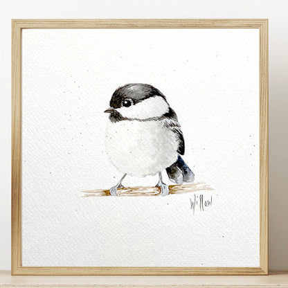 Cotman Watercolours: Little Chickadee with Willow Wolfe