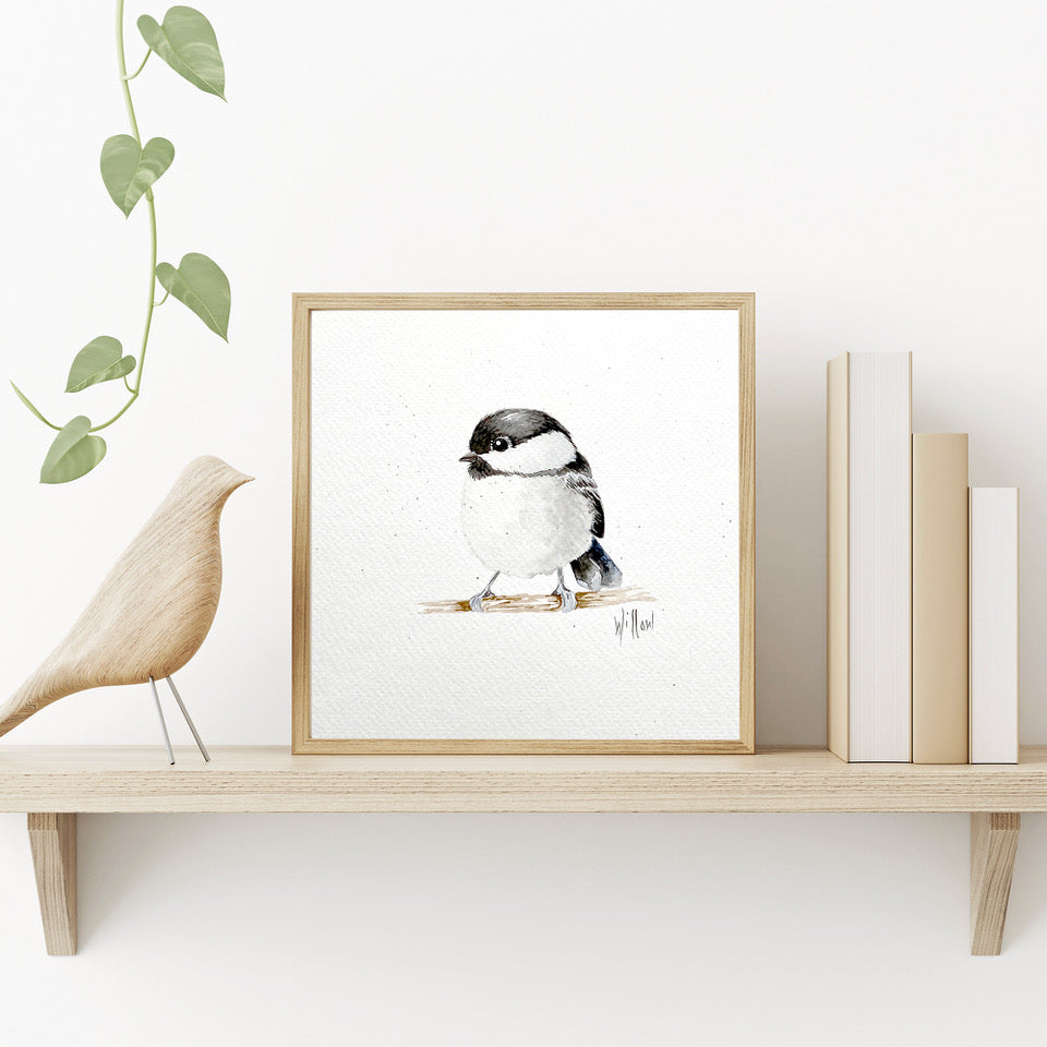 Cotman Watercolours: Little Chickadee with Willow Wolfe