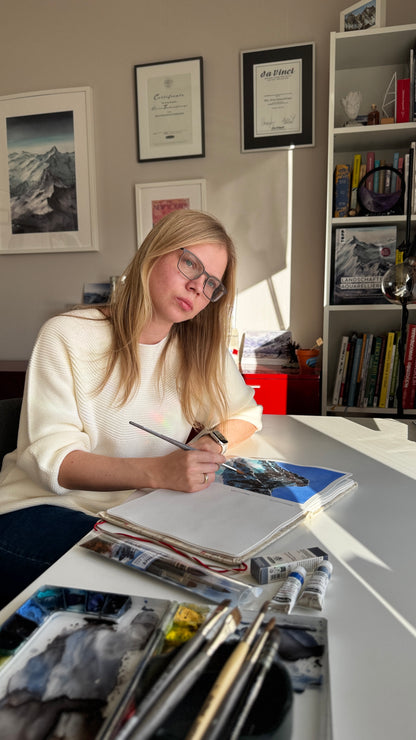 Schmincke Super-Granulating Watercolours with Anna Zadorozhnaya