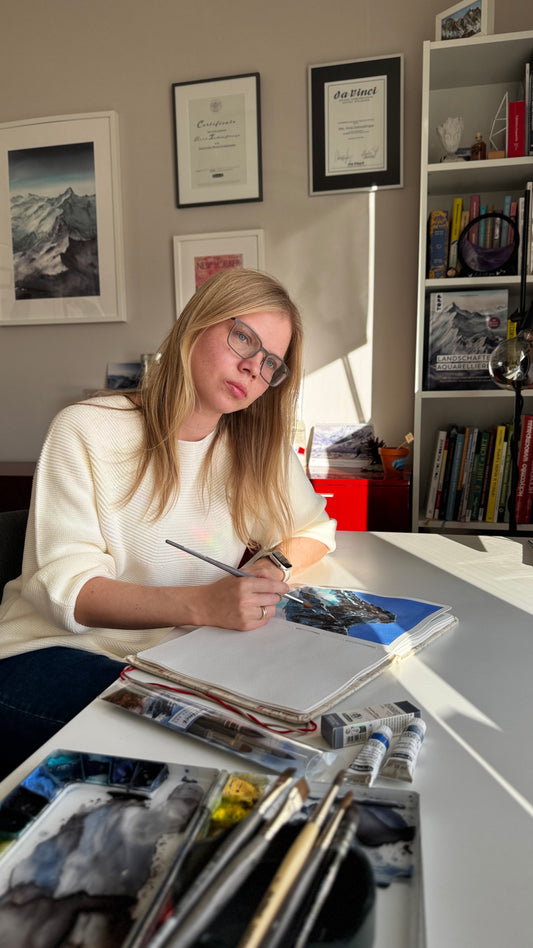 Schmincke Super-Granulating Watercolours with Anna Zadorozhnaya