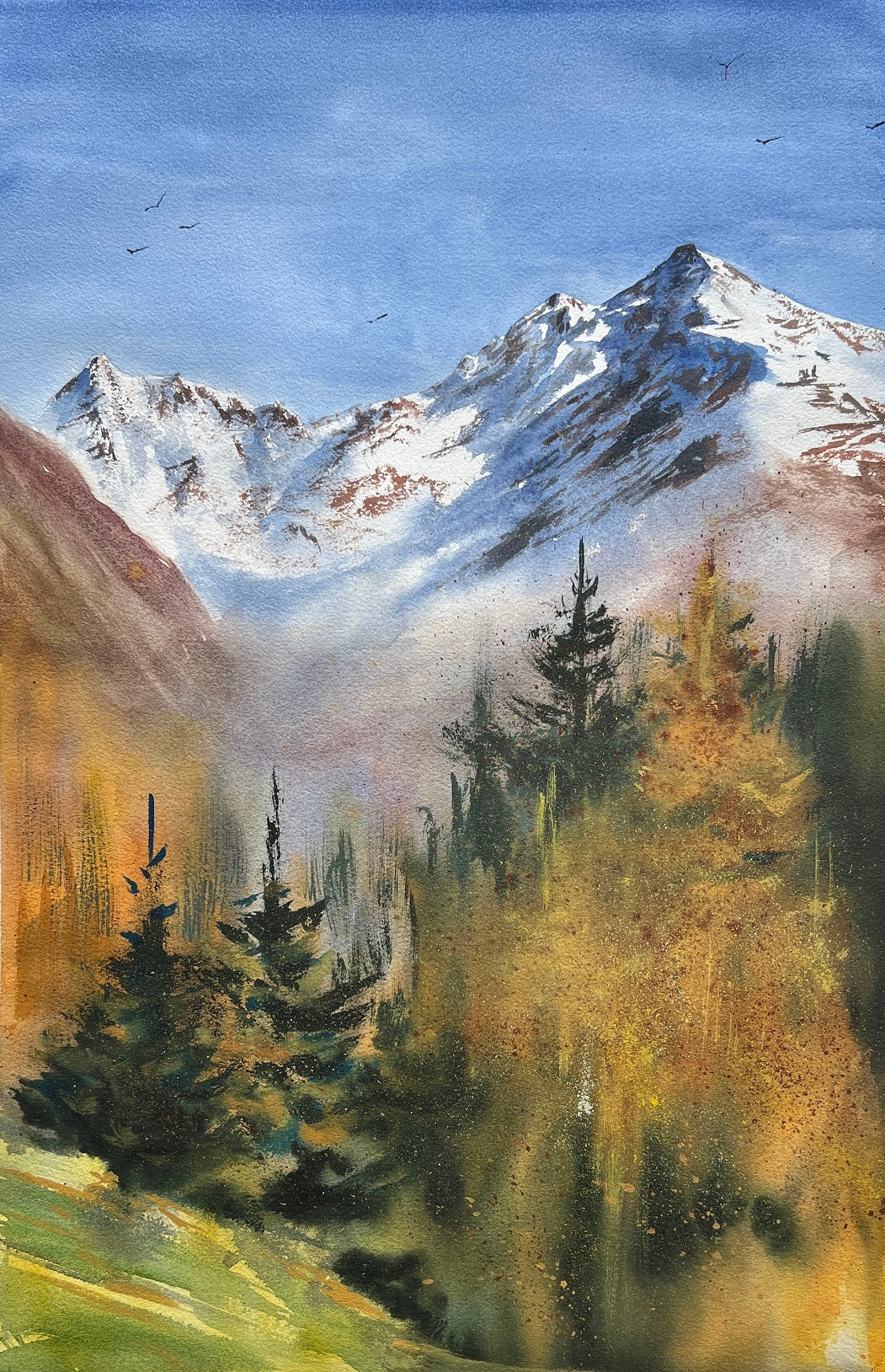 Schmincke Super-Granulating Watercolours with Anna Zadorozhnaya