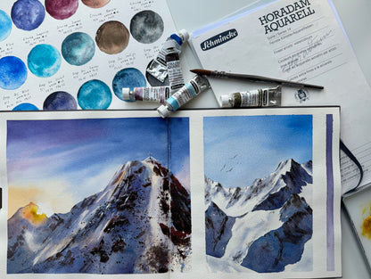 Schmincke Super-Granulating Watercolours with Anna Zadorozhnaya