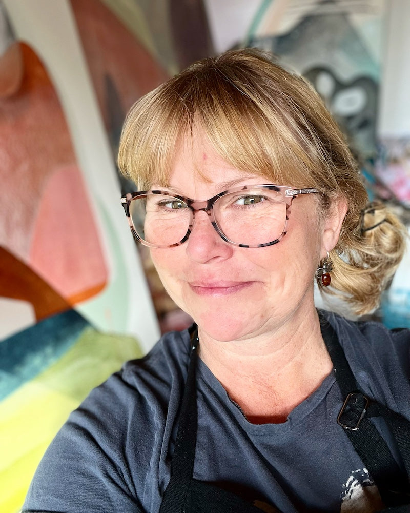 Abstract Valentines with Rose Cowles