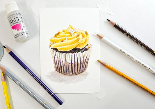 Holbein Artists’ Colored Pencils: Render a Realistic Cupcake!