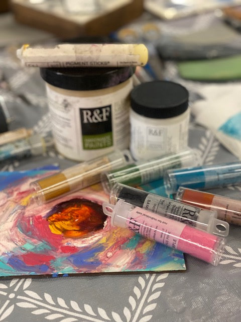 R&F Pigment Stick® and Drawing Oils™ with Megan MacDonald