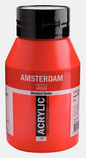 Amsterdam Acrylic Pyrrole Red (Special Order) Size 1L