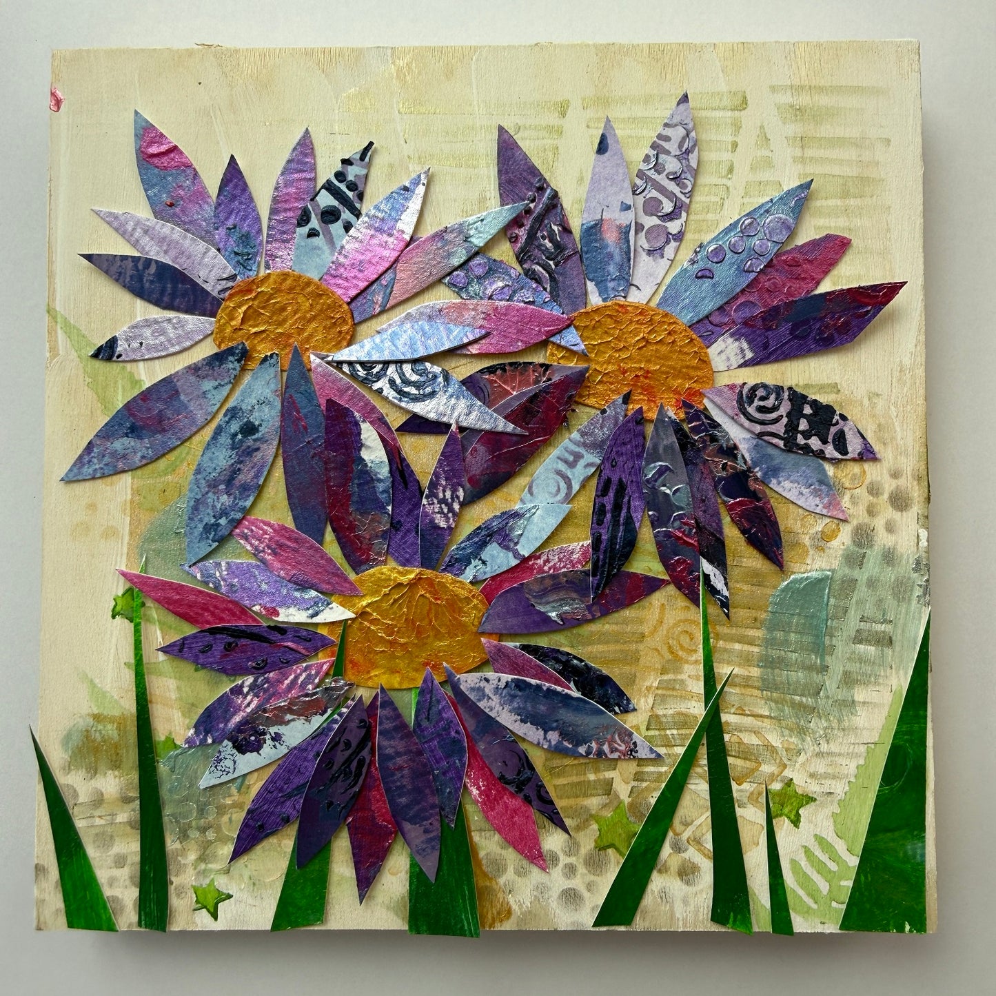 Mixed Media Floral Collage with Jaime Echt