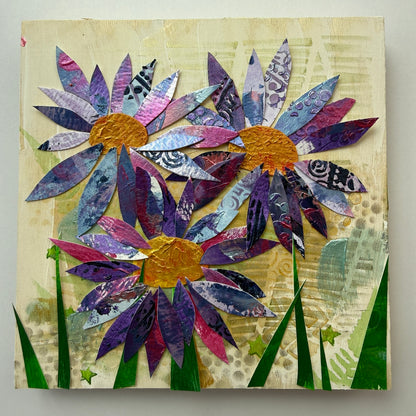 Mixed Media Floral Collage with Jaime Echt