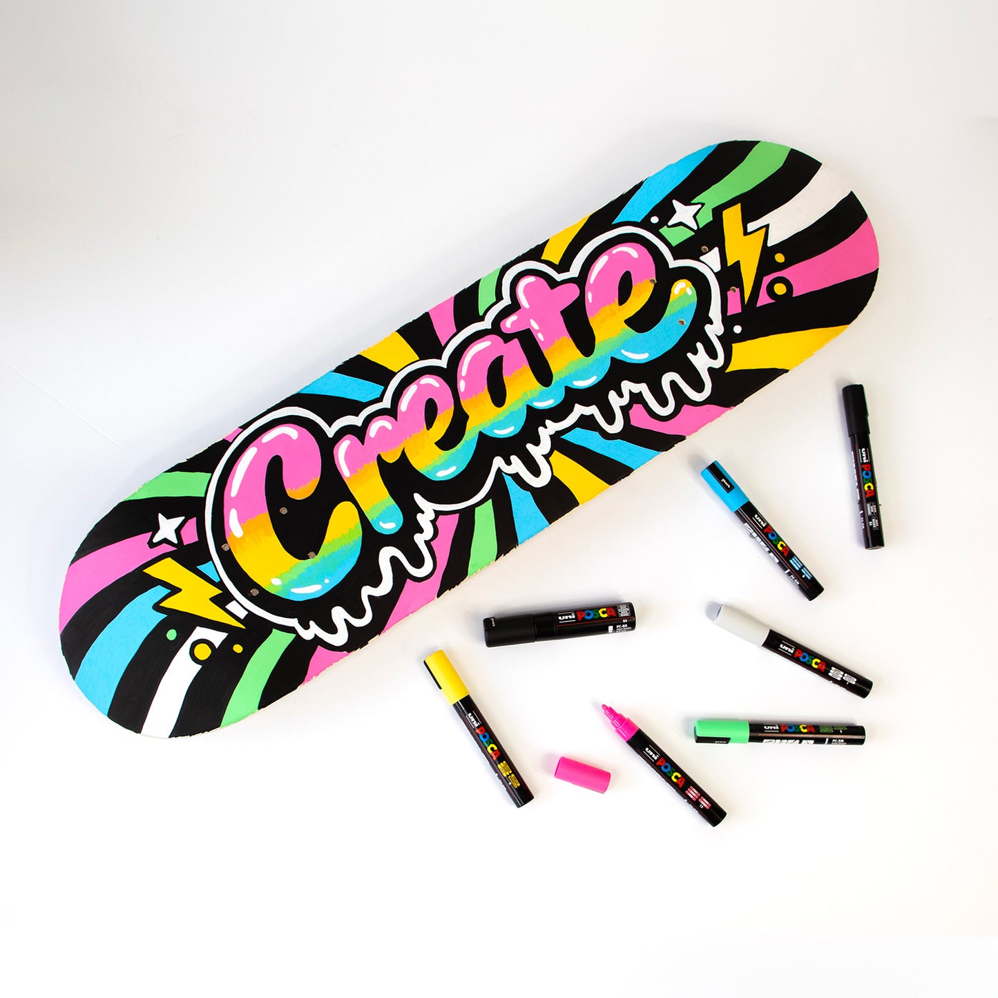Decked Out: Skateboard Art with Acrylic Markers