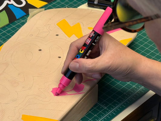 Decked Out: Skateboard Art with Acrylic Markers