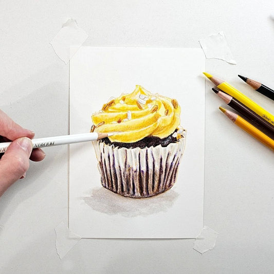 Holbein Artists’ Colored Pencils: Render a Realistic Cupcake!