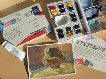Winsor & Newton Global Gallery : peignez une carte postale avec Mot Tuman