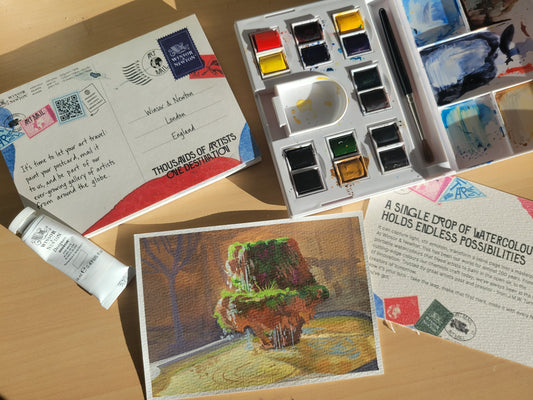 Winsor & Newton Global Gallery: Paint a Postcard with Mot Tuman