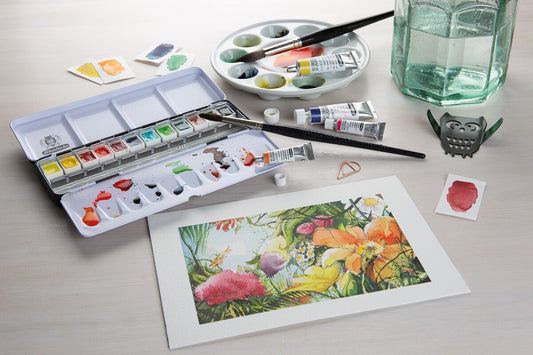 An Immersive Schmincke Watercolours Experience with Marcel Kohns