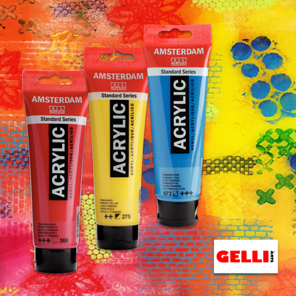 Print, Press, Surprise! Gelli Arts® Play with Amsterdam Acrylics and Jeff Olson
