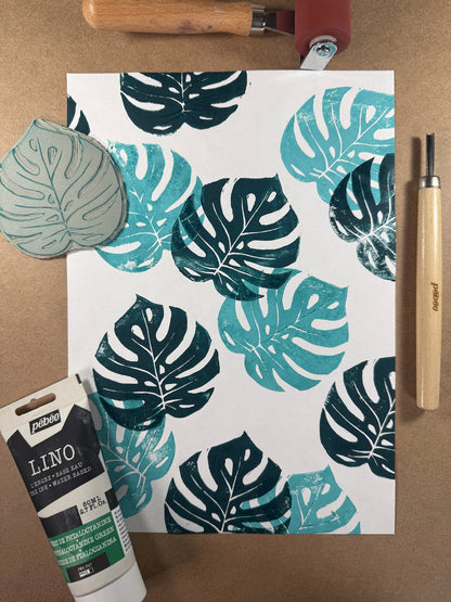 PÉBÉO Linocut Botanical Printmaking with Max Black