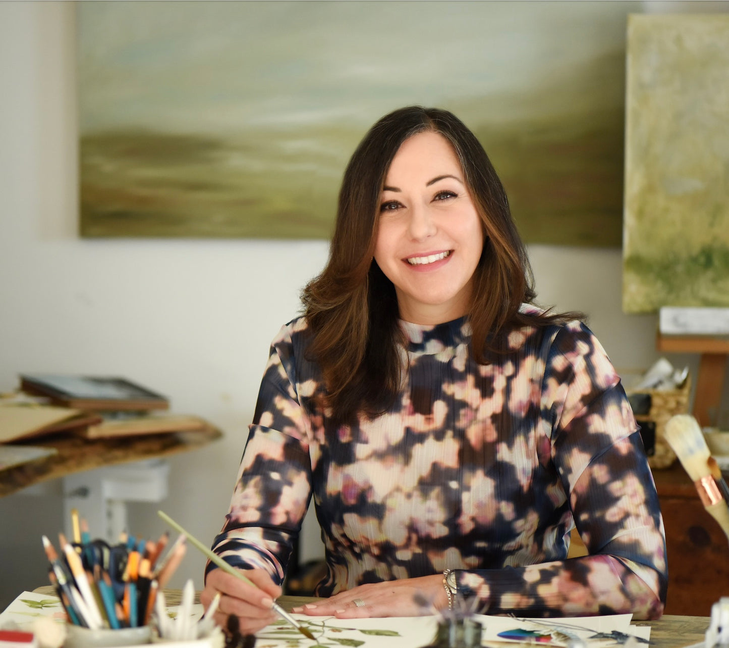 Atelier de travail L'aquarelle simplifiée avec Nicki Traikos