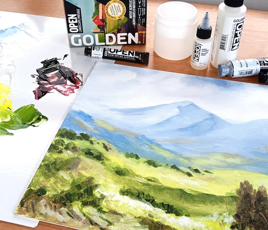 GOLDEN OPEN: Expressive Landscape Painting with Mike Townsend!