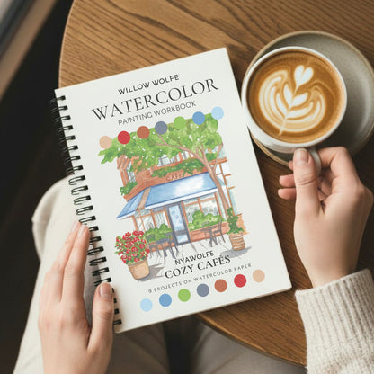 Watercolours: Paint a Cozy Cafe Scene with Willow Wolfe