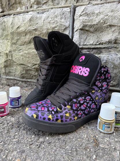 Pébéo Setacolor Leather Paint: Painting Shoes with Max Black