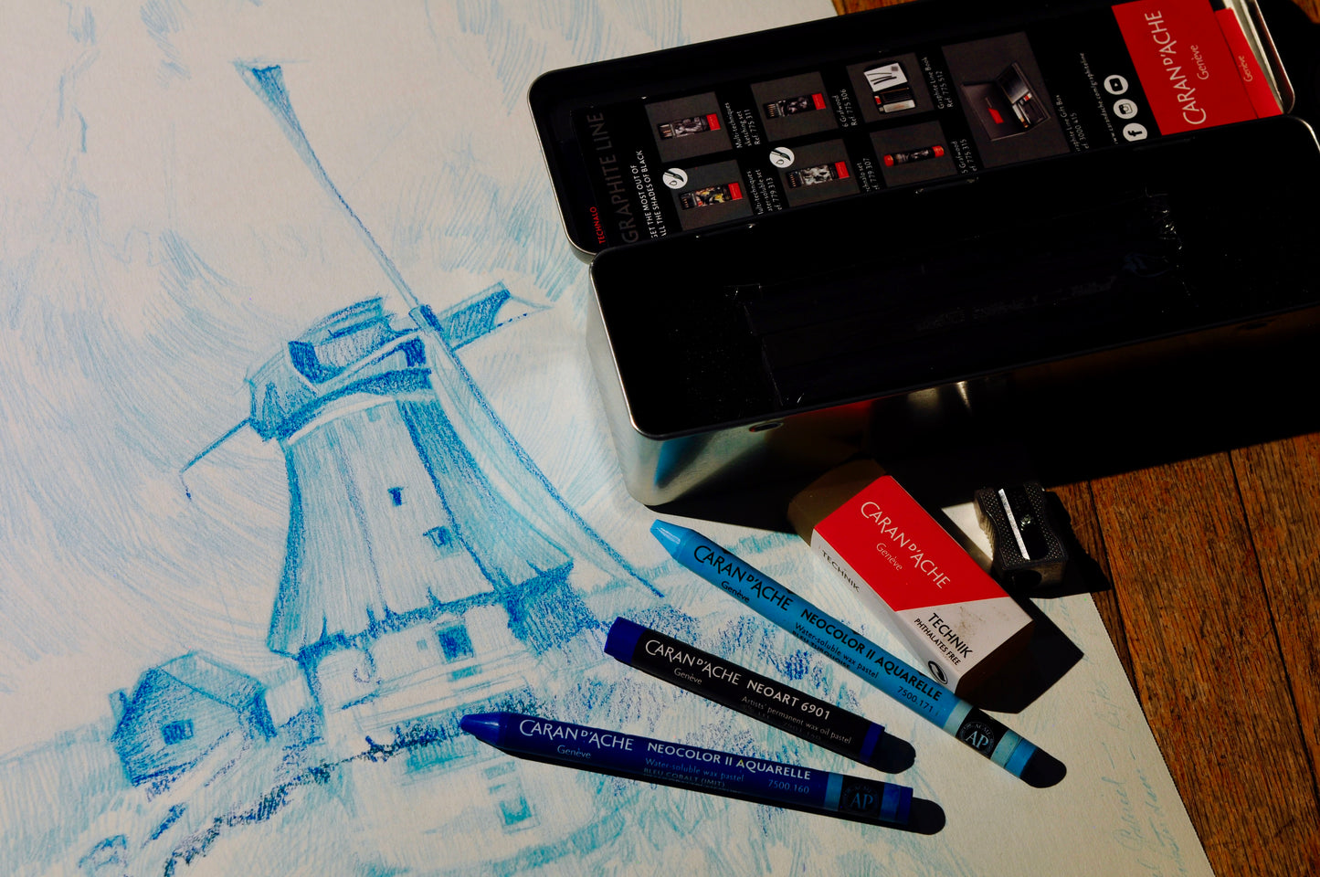 Caran d'Ache Materials: Drawing & Colour with Mark Anthony