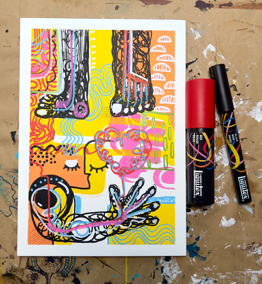The Mark Making Lab: Liquitex Acrylic Markers with Brandy Antonio