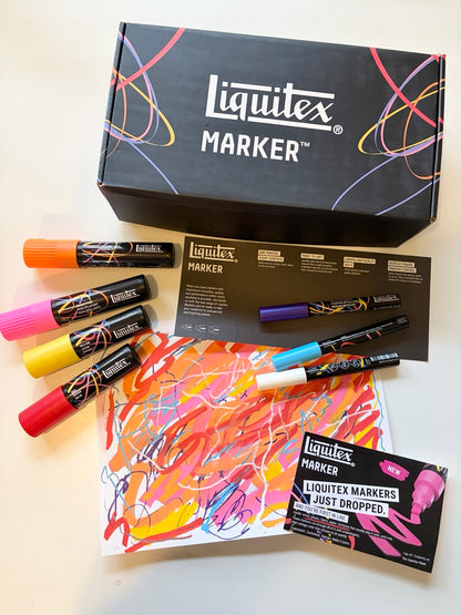 Liquitex Acrylic Paint Marker Art Party with the Opus Crew!