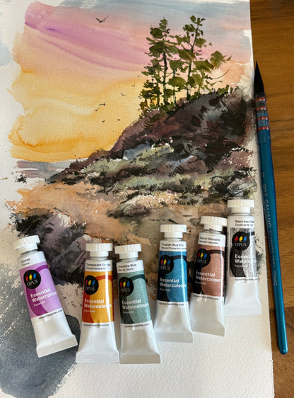 Opus Essential Watercolour Materials: Discover and Create with Elena Markelova!