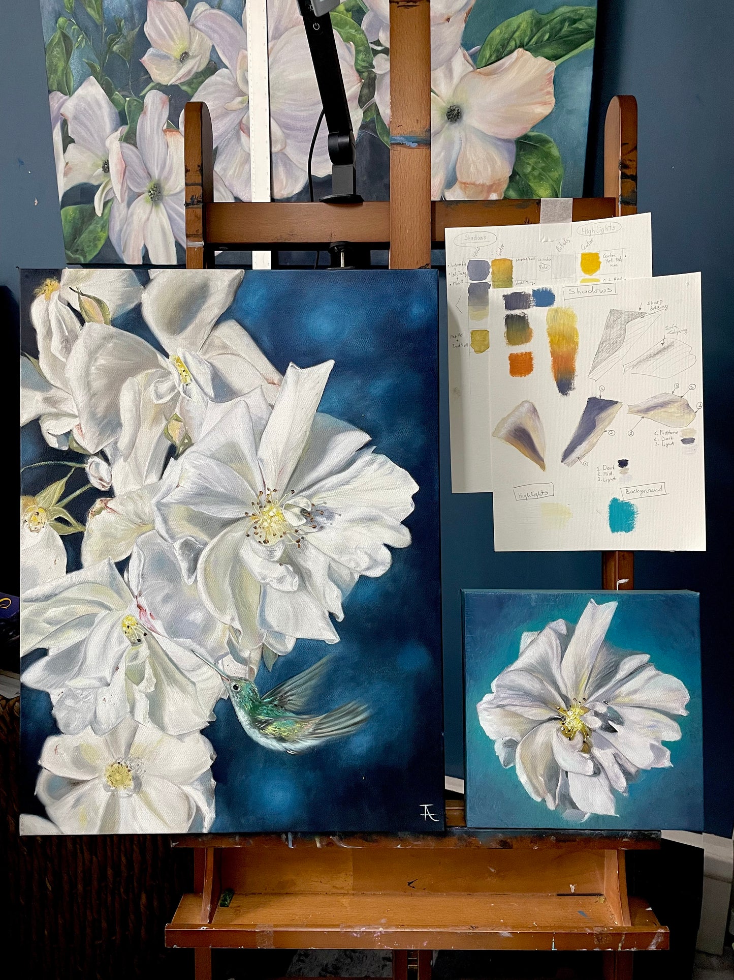 Water-Mixable Oils: Painting Luminous White Flowers with Tatiana Anisimova