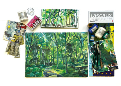 Lascaux Artist Acrylics: Into The Trees with Machteld Aardse