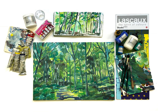 Lascaux Artist Acrylics: Into The Trees with Machteld Aardse