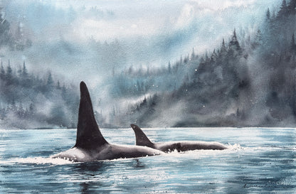 Opus Essential Watercolours: “Misty Whales” with Elena Markelova