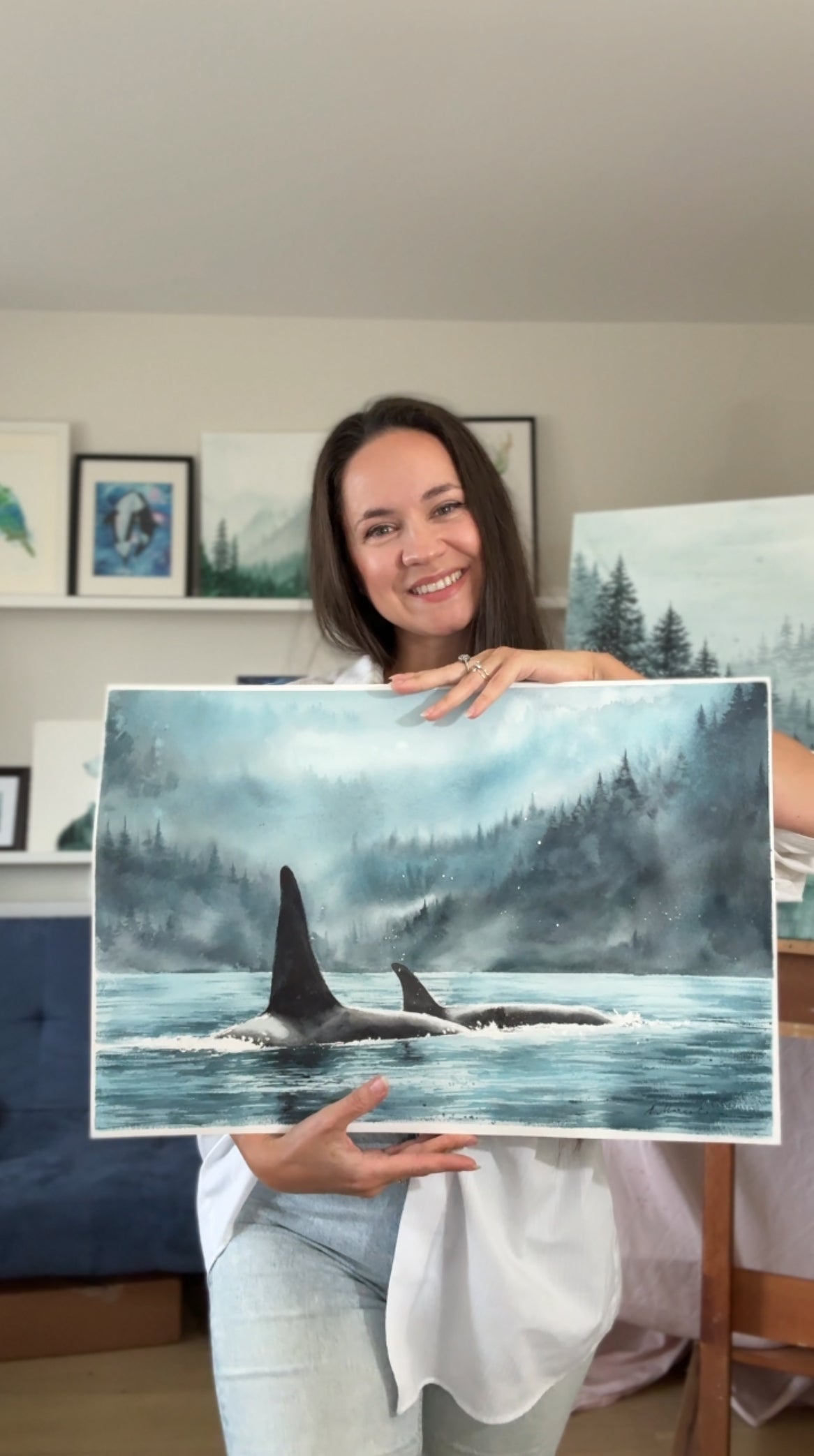 Opus Essential Watercolours: “Misty Whales” with Elena Markelova