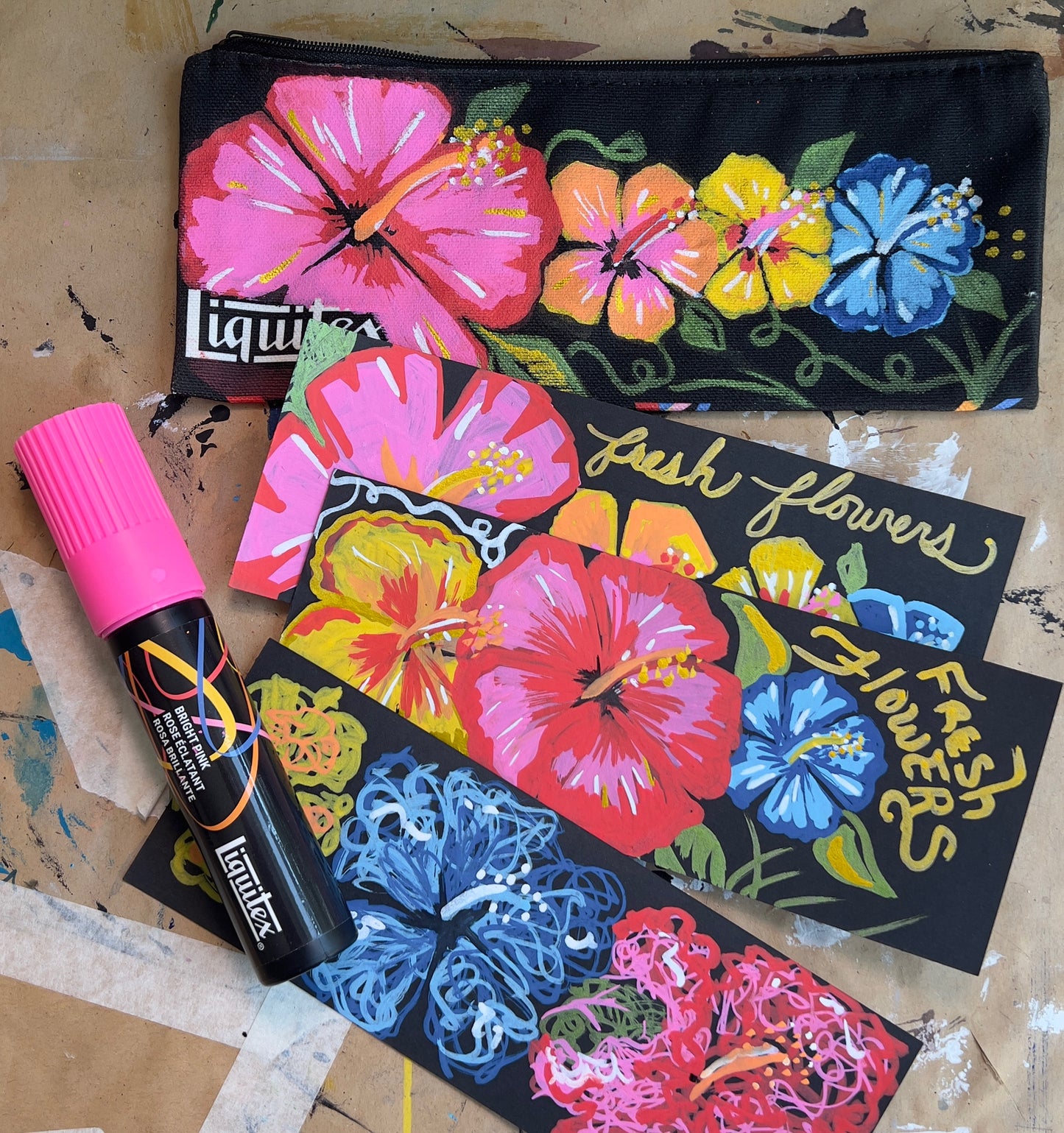 Liquitex Markers: Customize a Marker Case!