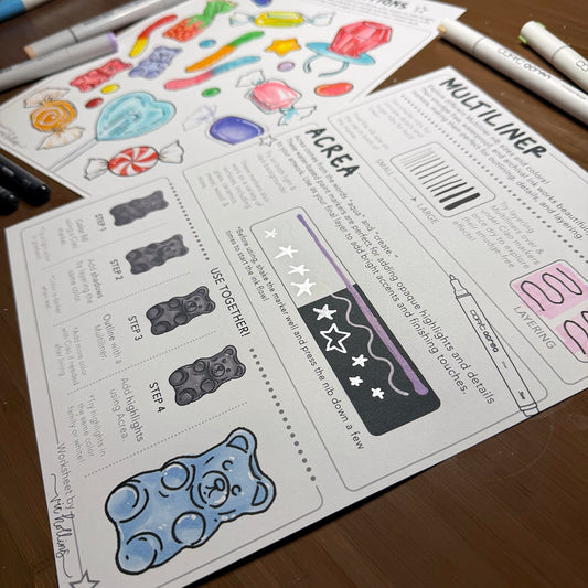 Marker Techniques: Copic Sketch and Acrea Markers!