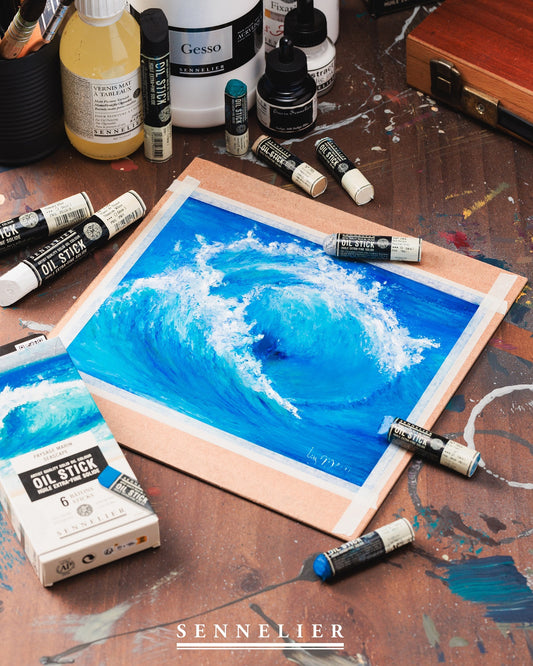 A Wave in Oil Sticks with Yves-Marie Salanson