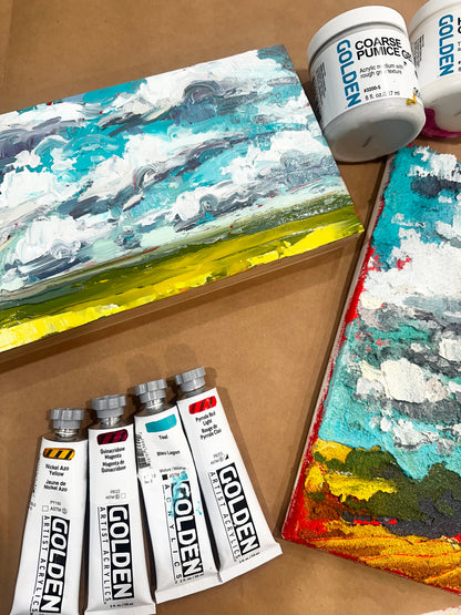 GOLDEN Acrylics: Textured Landscapes with Samantha Williams-Chapelsky
