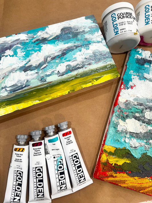 GOLDEN Acrylics: Textured Landscapes with Samantha Williams-Chapelsky